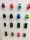 Customized rope buckles, wholesale and retail, plastic electroplated wall clocks, ABS colored rope buckles, spring buckles, cat's eye buckles Application Scenario